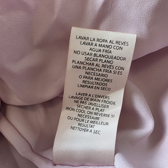 NWOT Nanette Lepore Lilac Lace Long Sleeve Shirt Dress – Size 10 - Picture 11 of 12